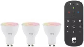 Eglo connect.z Smart LED-Lampe GU10 ZigBee RGB 4,5W, 3er-Set (110309)