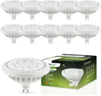 LUMILED ES111 GU10 LED-Strahler 15W 1521lm 4000K 38&deg; 10er-Set (ES111)
