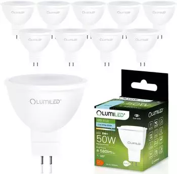 OEM MR16 GU5.3 LED Spot 6W 6500K kaltwei&szlig; 580lm 120&deg; 12V 10er-Set