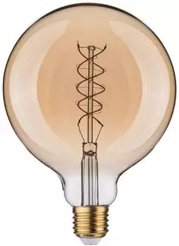 Paulmann Rustic Shine LED-Leuchtmittel G125 E27 300lm 1800K dimmbar gold (29248)