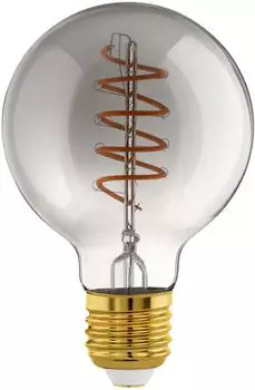 Eglo Connect-Z LED-Lampe G80 Spiral E27 4W 2000K Smoky ZigBee (110286)