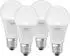 LEDVANCE SMART+ BT MULTICOLOUR LED-Lampe E27, RGB, 60W, 4er-Pack