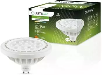 LUMILED ES111 AR111 LED-Spot GU10 15W 4000K neutralweiß 38°