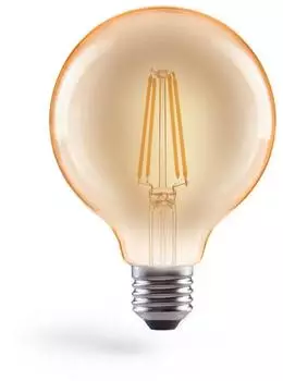 Xavax LED-Filament Globe 125 E27 8W 650lm warmweiß, dimmbar (00112920)