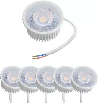 Oktaplex Nizza LED Modul flach GU10 Ersatz 4,8W 2700K 6er-Set (17056.27K)