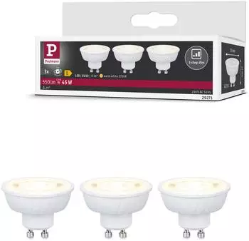 Paulmann Reflektor Flat GU10 4,9W 550lm 2700K dimmbar (29271)