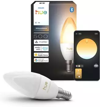 Philips Hue Smart LED B39 E14 500lm wei&szlig; (929004295601)