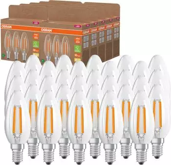 Osram LED Classic B40 Filament E14 2,2W/827 matt 30er-Pack