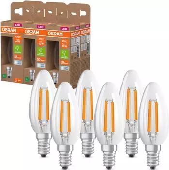 Osram LED Classic P 40 2,2W/840 E14 6er-Pack kaltwei&szlig;