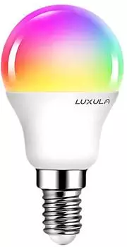 Luxula LED-Lampe Minibulb E14 RGB+CCT 5W 454lm Smart (LX100331)
