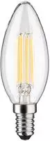 Paulmann LED-Leuchtmittel "Efficient-Line Kerze 840lm 4W 3000K klar 230V" E14 1 Stk.