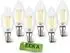 Briloner BULB A LED-Leuchtmittel E14, 2,5W, 3000K, transparent (98296124-0)
