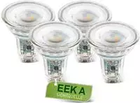 Briloner Leuchten LED-Leuchtmittel "BULB A" GU10 4 Stk. Warmwei&szlig; GU10, 3.000K,