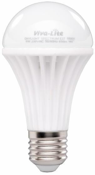 Energiesparlampe Eigenschaften & Allgemeine Daten Viva-Lite Tageslicht LED E-27