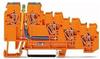 WAGO 4-L-I.-LED-Einsp. 270-574/281-483 orange 0,08-2,5qmm DC 24V LED grün 270-574/281-483