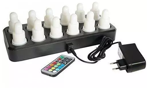 Duni LED-Kerzen multicolour 12er-Set (171486)