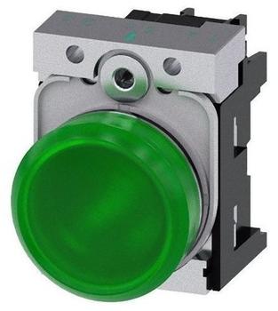 Siemens Leuchtmelder 22mm,rund,grün,Linse 3SU1152-6AA40-1AA0