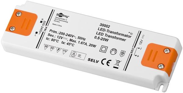 goobay SET 12-20 LED slim LED Treiber LED Netzteil LED Stromversorgung Festspannung Transformato