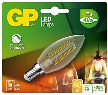 GP Lighting Filament Kerze E14, D 5W (40W) dimmbar 470 lm