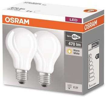 Osram LED Base Classic 5,2W E27 2er Pack (972117)