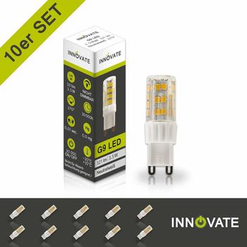 INNOVATE LED-Lampe 3,5W G9 10er Pack