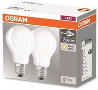 Osram - Led Droplet Gl&uuml;hbirnen 7.2w E27 Sockel Warmes Licht 2700k 2er Pack