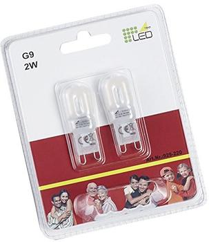 Trio LED G9, 2 Stück (BHT 1,3x4,8x1,2 cm) Trio-Leuchten