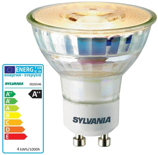 SYLVANIA GU10 LED Lampe 3,2 Watt Strahler Spot Glaskörper Halogenersatz 35 Watt 