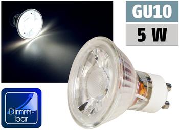 McShine LED-Strahler mcob GU10, 5W, 350 lm, neutralweiß, dimmbar