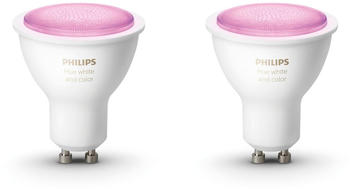 Philips Hue White and Color Ambiance GU10 5,7W(40W) Bluetooth Doppelpack (929001953102)