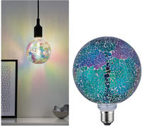 Paulmann 287.49, PAULMANN LED-Kugellampe E27 G125 5W wei&szlig; F Miracle Mosaic 287.49