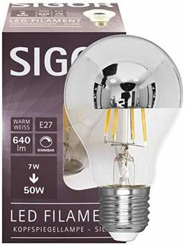 Sigor LED Filament E27 7W 2700K DIM