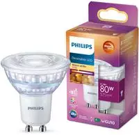 Philips - Led 77409700 Led Eek F (a - G) Gu10 Reflektor 6.2 W = 80 W Warmwei&szlig; (&oslash; X