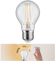 Paulmann 28571 Filament 230V 3-Step-Dim LED Birne E27 806lm 8W 2700K dimmbar Klar