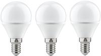 Paulmann LED-Leuchtmittel "Tropfen 4W E14 230V Warmwei&szlig; 3er-Pack" 3 Stk. Warmwei&szlig;