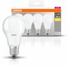 Osram 4er-Pack E27 LED Lampe Base 8.5W 806Lm warmweiss wie 60W Glühlampe