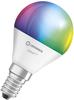 LEDVANCE LED-Lampe, P40, 3 Stk, E14, EEK: F, 4,9W, 470lm, RGBW, WiFi,