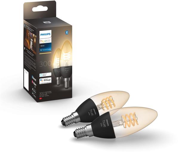 Philips Hue White Ambience Filament E14/4,5W 300lm Doppelpack (929002479502)