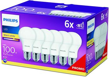 Philips LED Froted E27 13W/1521lm WW Sechserpack (929001234591)