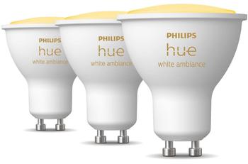 Philips Hue White Ambience GU10 4,3W/350lm im Dreierpack