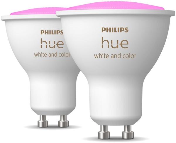 Philips Hue White & Color Ambience GU10 4,3W/230 lm Doppelpack (929001953112)