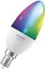 LEDVANCE SMART+ Classic E14 Kerze Leuchtmittel dimmbar 4,9W wie 40W RGBW...