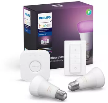 Philips Hue White and Color Ambiance E27 Starter-Set (70135200)