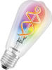 LEDVANCE SMART+ LED Lampe ST64 E27 Filament 4,5W 300Lm warmweiss 2700K dimmbar...
