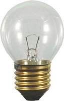 Scharnberger Ofenlampe Kugelform 45x75 mm E27 240V 25W 300&deg;C klar, Warmwei&szlig;, 1
