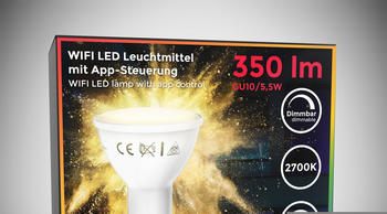 B.K.Licht LED-Leuchtmittel GU10 1 Stück warmweiß dimmbar 55W/350lm (BKL1259)