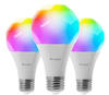 Nanoleaf NL45-0800WT240E27-3PK, Nanoleaf Essentials Light Bulb E27-800Lm 3-Pack,