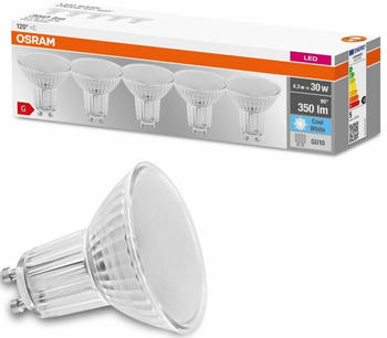 Osram LED GU10 Reflektor Par16 4,3W/350lm 4000K 5er Pack (AC32709)