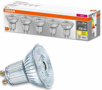 Osram LED GU10 Reflektor Par16 2,6W/230lm 2700K 5er Pack (AC32699)