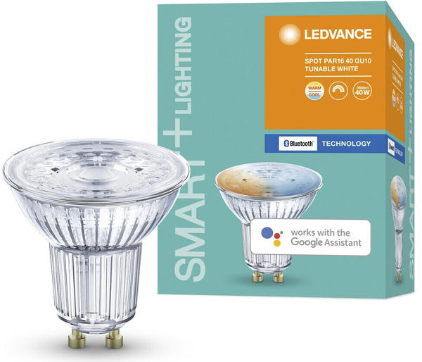 LEDVANCE SMART+ Bluetooth LED GU10 5W/350lm 2700-6500K silber (AC33936)